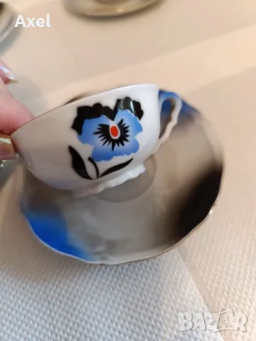 Оригинален чешки костен порцелан сервиз кафе