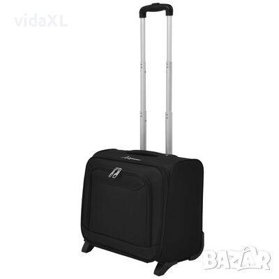 vidaXL Пилотски куфар, черен(SKU:91314
