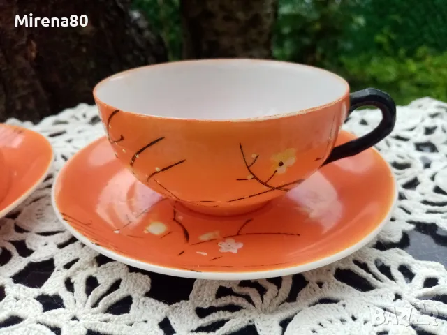 Винтидж японски сетове - 2 бр., снимка 3 - Чаши - 50437115
