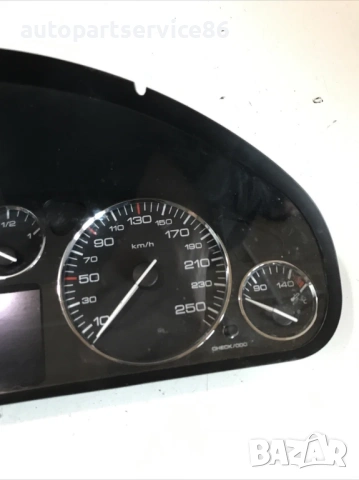 Скоростомер и тахометър LHD за Peugeot 407 1.6 HDI Комби (2005) 9646282680, снимка 3 - Части - 53734794