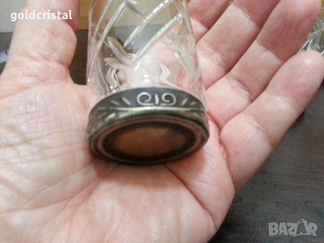 Руски кристални чаши чашки , снимка 3 - Антикварни и старинни предмети - 45906481