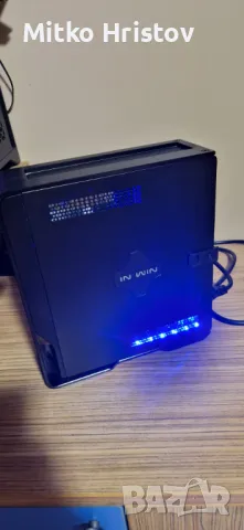 Обновена!!! Компютър (MiniItx) (intel,NVME,hhd,ddr4,LED), снимка 2 - Работни компютри - 48079585