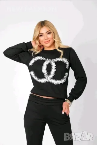 Дамски Памучни Екипи:  S-2XL: CHANEL, снимка 1 - Спортни екипи - 47284415