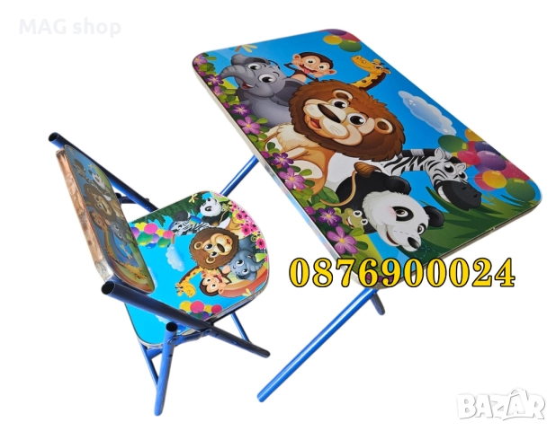 ПРОМО! Детска масичка със столче Писта Път Маса със стол , снимка 3 - Мебели за детската стая - 43813862