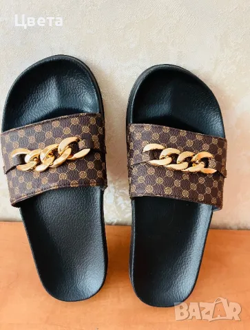 Нови дамски чехли, снимка 2 - Чехли - 50338347