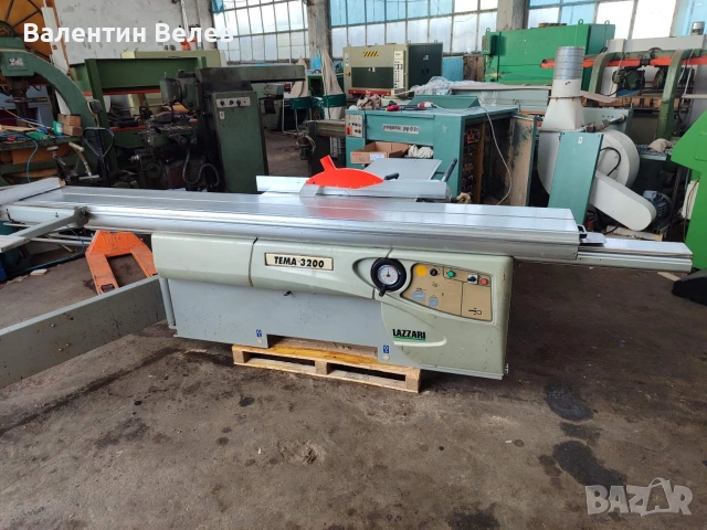 форматно разкройващ циркуляр 3200мм.Lazzari Тема