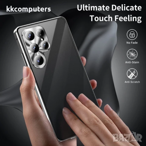 Samsung Galaxy S25 Ultra Калъф Anti-Spy със Закалено Стъкло и Магнитно Закопчаване + Протектор, снимка 9 - Калъфи, кейсове - 51418616