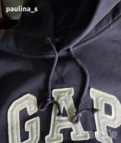 Hoodie / Марков суичър / хууди със зашито лого и качулка "Gap" / голям размер , снимка 7 - Суичъри - 48034192