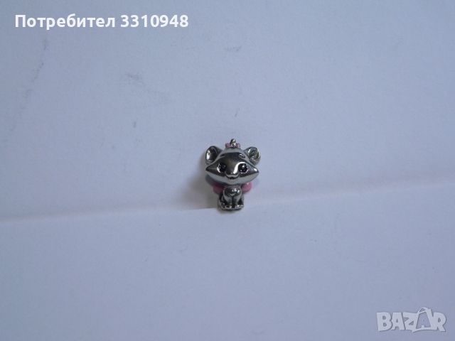  Талисман Pandora Disney Aristocats - сребърен 925 , снимка 1