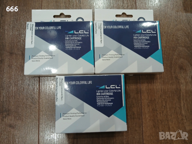 5 броя,  Мастилени касети , снимка 2 - Принтери, копири, скенери - 53169140