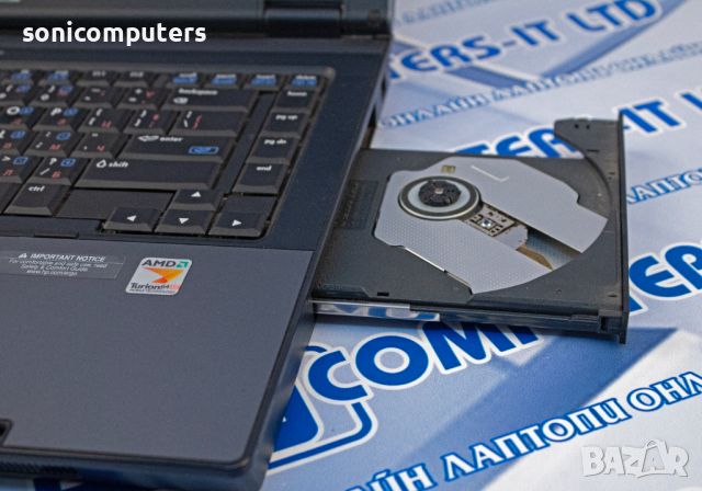 Лаптоп HP Compaq 6715s /AMD / 4GB RAM / 120GB HDD /DVD-RW / 15,6", снимка 4 - Лаптопи за дома - 45337957