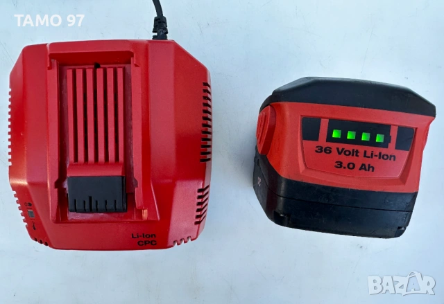 Hilti TE 6-A36 AVR + TE DRS-6 - Акумулаторен перфоратор с прахоуловител 36V 3.0Ah, снимка 7 - Перфоратори - 53134466