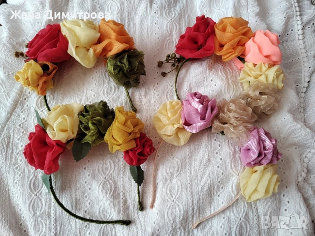 Ръчно изработени диадеми, снимка 4 - Аксесоари за коса - 50743437