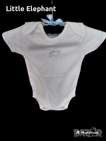 Боди с къс ръкав за 12-18 мес мом,"With love Max+Mille",Англия/ново