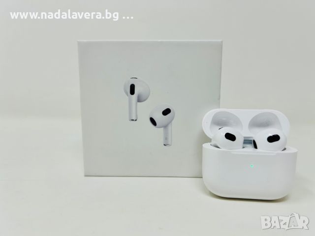 Слушалки Apple AirPods 3 Епъл ЕърПодс 3 , снимка 3 - Apple iPhone - 46155390