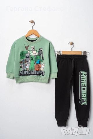 Комплект Майнкрафт  Размери-3/4г.4/5г.5/6г.7/8г.9/10г. Цена-34лв, снимка 2 - Детски комплекти - 52543993