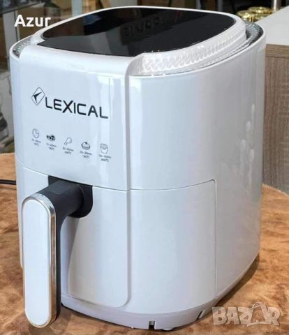 Фритюрник с горещ въздух Lexical Airfryer LAF-3011-1/2 1200W 3.5L бял/черен, снимка 3 - Фритюрници - 45639819