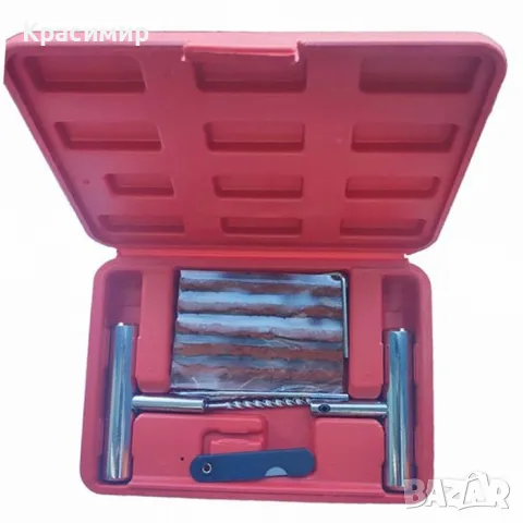 Комплект за лепене на гуми метален  - 16 части, снимка 2 - Аксесоари и консумативи - 49751374