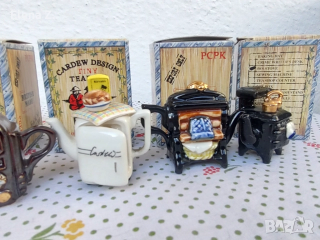 5 миниатюрни чайника Paul Cardew Tiny Teapots, снимка 4 - Колекции - 52798432