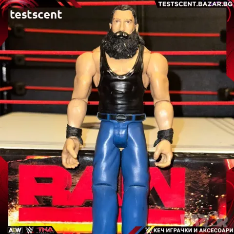 Екшън фигура WWE Luke Harper Brodie Lee mattel figure играчка AEW black, снимка 1 - Колекции - 48386447