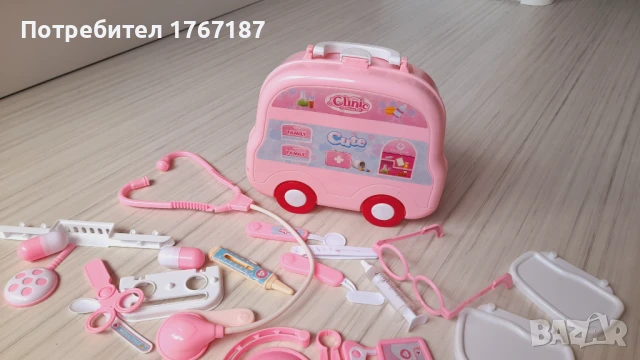 Детски лекарски комплект куфар с медински принадлежности, снимка 6 - Образователни игри - 51384125