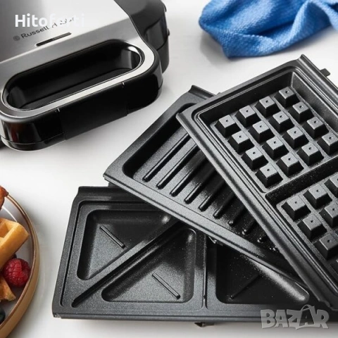 Уред за сандвичи 3 в 1 Russell Hobbs Creations 26810-56, снимка 2 - Тостери - 54152105