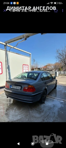 БМВ318 газ бензин перфектно състояние, снимка 4 - Автомобили и джипове - 54160868