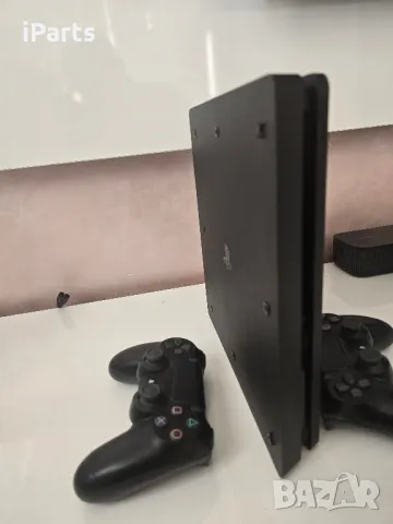 PS4 Slim Playstation 4 конзола Плейстейшън 4 Слим с 2 джойстика почти нов, снимка 5 - PlayStation конзоли - 48376981