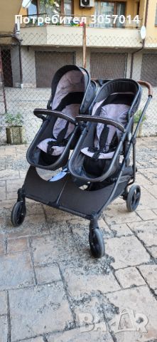 Бебешка количка за близнаци Chipolino duo smart, снимка 1 - Детски колички - 46350836