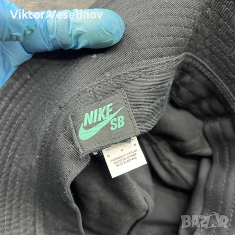 Nike SB Шапка Идиотка Размер М Bucket Hat Черна, снимка 6 - Шапки - 54294849