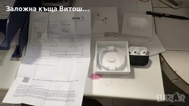 Слушалки Apple Airpods ( 3rd generation ), снимка 1