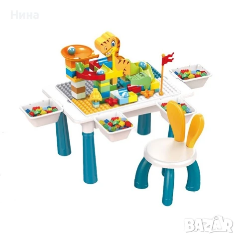 Масичка- конструктор със столче, снимка 2 - Конструктори - 50925424