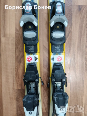 Детски ски комплект: карвинг ски Rossignol 100cm + подарък-щеки, снимка 3 - Зимни спортове - 53065373