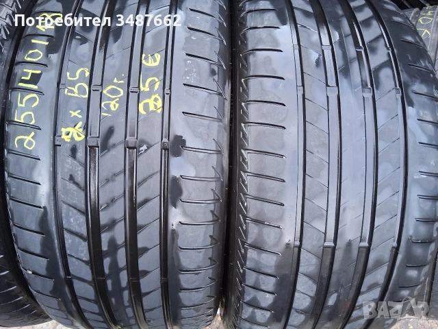 18цола спорт пакет 255 40 и 225 45 18 BRIDGESTONE 4броя летни дот 2020г , снимка 2 - Гуми и джанти - 53916282
