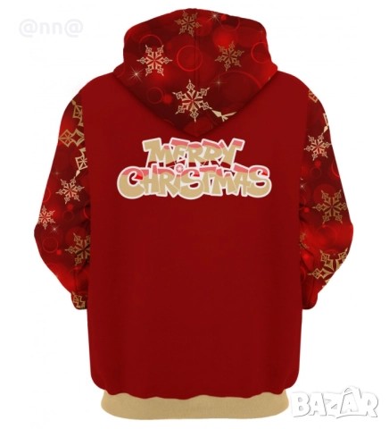 Нова ватирана коледна блуза/суитчър , снимка 2 - Суичъри - 52341894