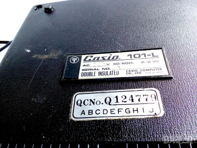 настолен калкулатор Casio Модел 101-l - 1973г, снимка 11 - Антикварни и старинни предмети - 45486137