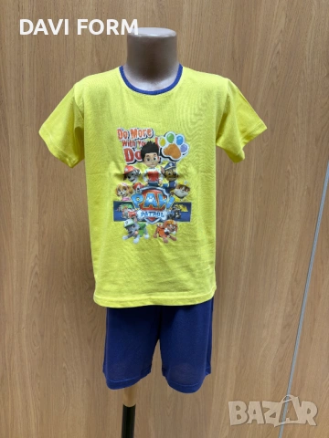 Детска пижамка Пес патрул 100% памук