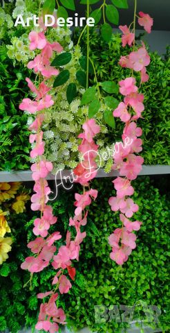 Висящи зеленини,чудесни за украси и декори, снимка 4 - Изкуствени цветя - 46397913