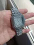 Уникален Часовник Cartier Картие All Diamonds Crystals Copy Унисекс Мъжки дамски Римски цифри , снимка 5