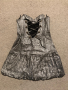 Сребриста къса рокля на “Юнона”, снимка 2