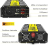 Инверторен преобразувател на напрежение от 12 V до 230 V с чиста синусоида за кемпер, камион 2000w, снимка 2