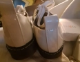 Обувки тип DrMartens лачени бели лак, снимка 3