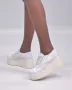 Обувки на платформа - бял лак - 450-L, снимка 1