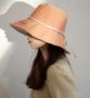 Красива дамска шапка с панделка в модерни нежни цветове, снимка 5