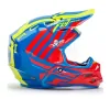 Шок цена!!! fly racing f2 zoom blue red hi-vis каска крос мотор мото к, снимка 10