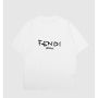 Fendi Roma мъжка черна тениска,бяла тениска реплипа Fendi, снимка 1 - Тениски - 45327954