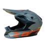 Кросова каска Automat, За мотор, Атв, Вело, S и M размер, Сив/оранжев, снимка 3