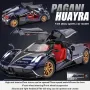 Метална количка Pagani с пушек, звук и светлина, снимка 2