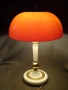 СТАРА РЕТРО СОЦ СССР НАСТОЛНА СЕНЗОРНА ЛАМПА ГЪБА, снимка 1