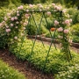 Градинска рамка тип пергола - издръжлива и устойчива - 4 броя, снимка 4